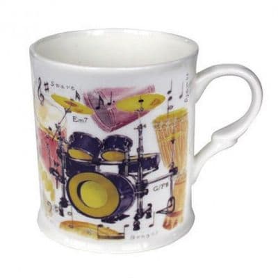 Fine Bone China Mug-Drumkit