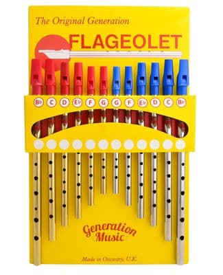 Generation Flageolet Nickel Whistles (Various Keys)