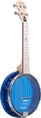 Gold Tone Ukulele Banjo, Transparent Blue