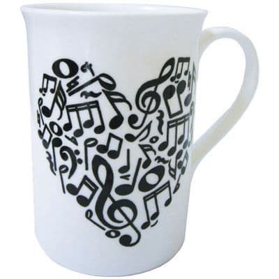 Heart of Clefs Bone China Mug