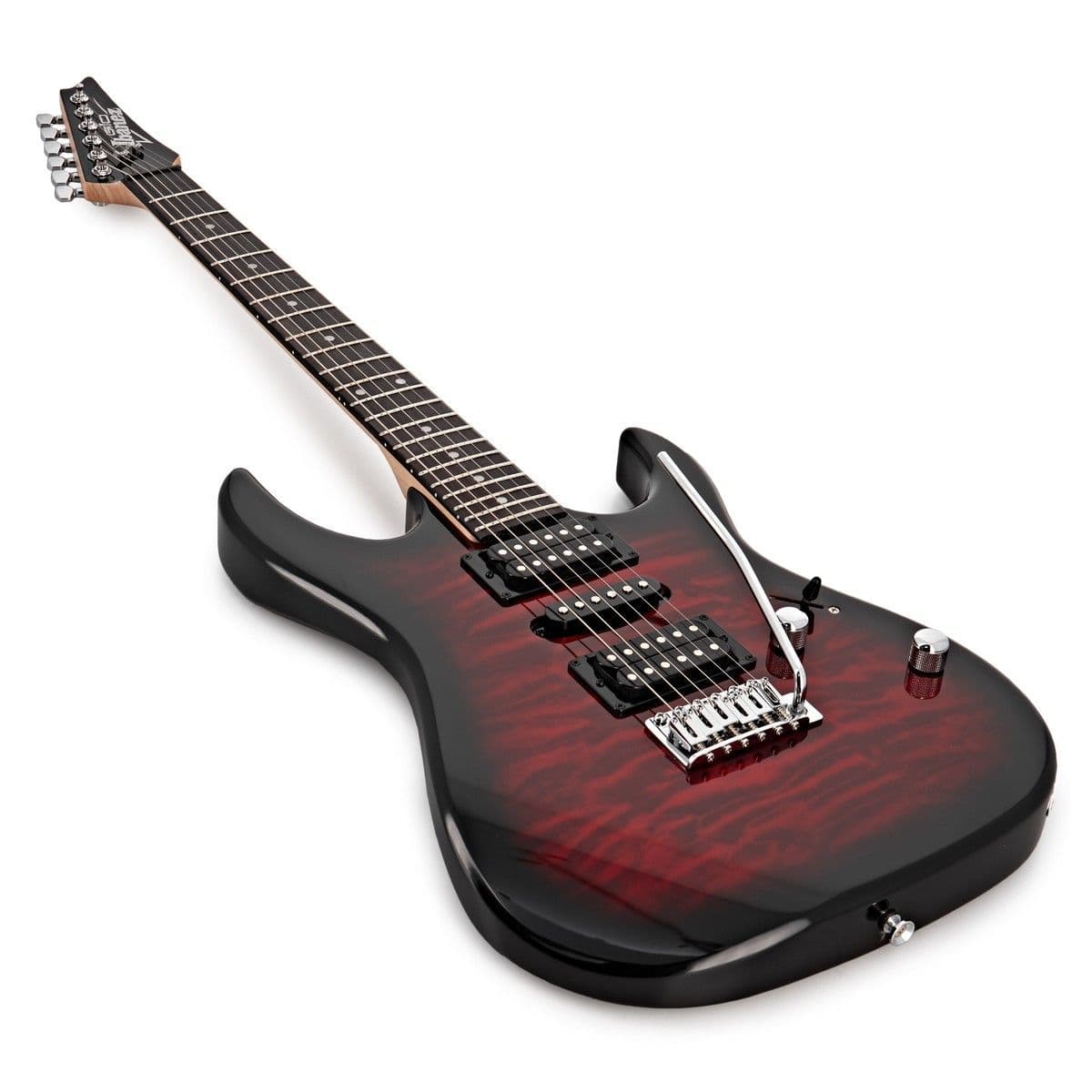 Ibanez GRX70QA GIO Transparent Red Burst