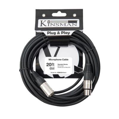 Kinsman KSMC20 20ft XLR/XLR Microphone Cable