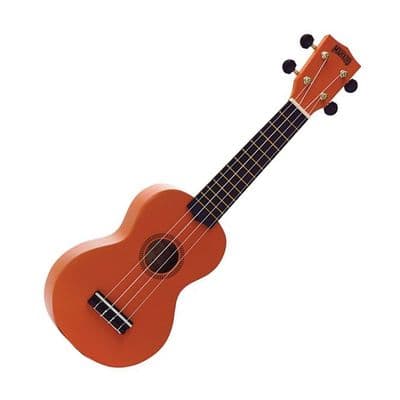 Mahalo Ukulele in Orange - Rainbow Series Soprano Uke MR1 - 2511