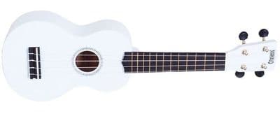 Mahalo White Soprano Ukulele : Starter Ukulele + Uke Bag