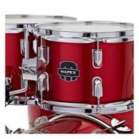 Mapex Comet Series 22'' Drum Kit, Infra Red, Hi hat & Crash Cymbal & Stool