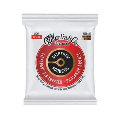 Martin Lifespan 2.0 Phosphor Bronze 12-54 Treated Strings