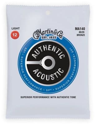 Martin M140 80/20 Bronze Light 012-054 Guitar Strings