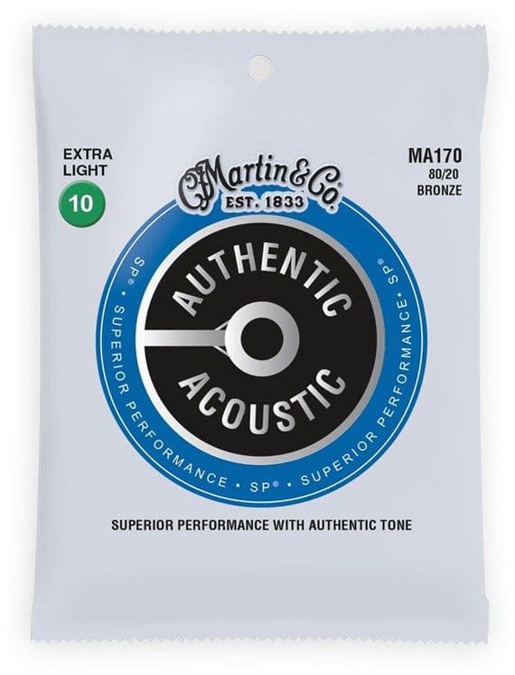 Martin M170 80/20  Bronze Extra Light 010 - 047 Acoustic strings