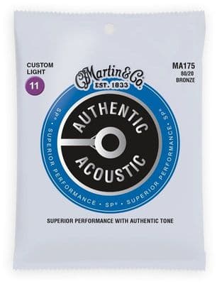 Martin M175 80/20 Bronze Custom Light 11- 52 Guitar Strings