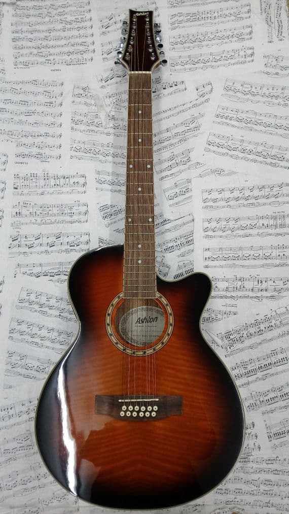 Pre-owned Ashton 12-String Electro-Acoustic Guitar