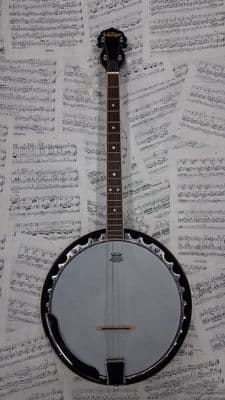 Pre-owned Vintage 5-String Banjo, Remo Skin