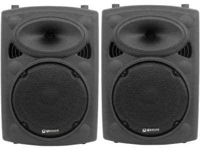QTX QR10 PA Speakers (Pair)