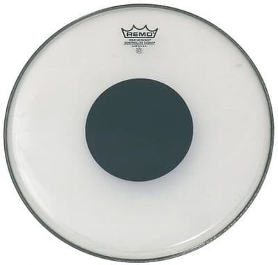 Remo 12'' Controlled Sound Clear Drumhead, Black Top, CS-0312-10