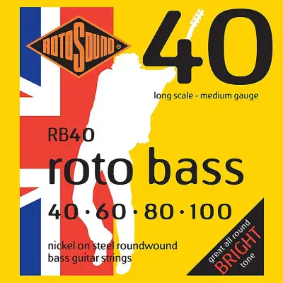 Rotosound RB40  Roto Bass Strings, 40-100