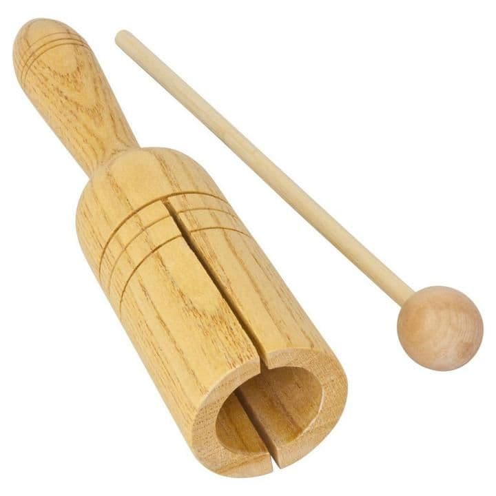 Single wooden agogo
