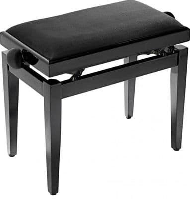 Stagg  Adjustable Piano Stool - Black Matt With Black Top