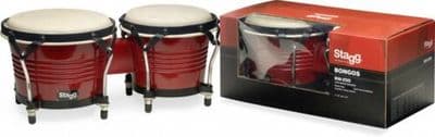 Stagg BW-200-CH Bongos (Red)