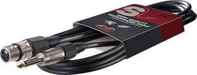 Stagg Jack to XLR Lead 6m