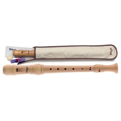 Stagg Maple Wood Soprano Recorder, REC3