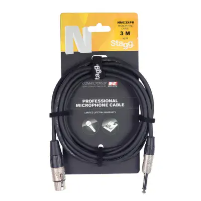 Stagg NMC10XPR XLRF - 6.3mm Jack Cable