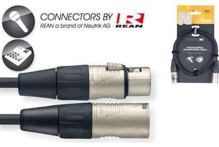 STAGG NMC6R XLR to XLR Microphone Cable - 6 METRES