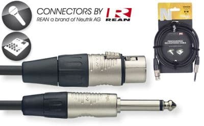 Stagg NMC6XPR  XLRF - Jack  6M  Microphone Cable