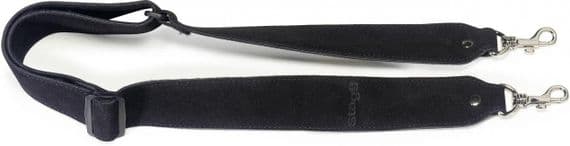 Stagg SDS-BANJO BRW Banjo Suede Strap, Black