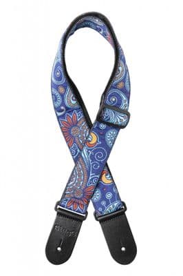 Stagg SWO-PSLY 2 Blue Paisley Guitar Strap