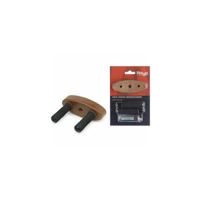 Stagg UVMH-WN OVA Wall Mount Holder for Ukuleles, Mandolins and Violins