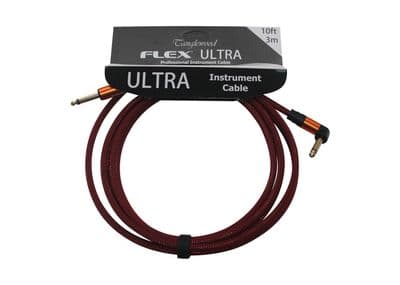 Tanglewood FX3 Flex Ultra Braided Cable, 3m Straight-Angle