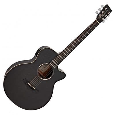 Tanglewood TWBB-SFCE Blackbird Electro-Acoustic, Smokestack Black