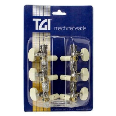 TGI TG441 Classical 3-in-a-line Nickel Machineheads