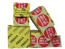 10,000 Price Retail Labels Stickers UP TO 60% OFF Offer Red Self Adhesive