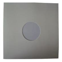 100 x Large 12" LP White Card Gloss Finish Record Vinyl Sleeves Covers