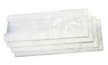 1000 Film Fronted Paper Bags Size 4 x 6 x 14" Clear Front Food Baguette Sub