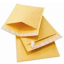 1000 Gold Padded Envelopes Size JL000 A/000 90x145mm Bubble Mailers