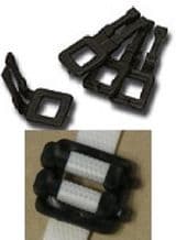 1000 Plastic Buckles For 12mm Pallet Strapping Hand Clips Seals