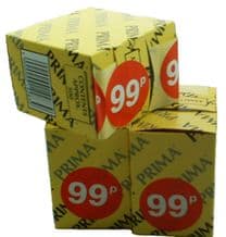 1000 x 99p Price Retail Shop Labels Stickers Red Circle Easy Peel Dispenser Box