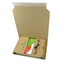 1000 x C3 Book Wrap Postal Boxes Mailers 280 x 205 x 70mm Self Seal Cardboard Shipping Wrappers