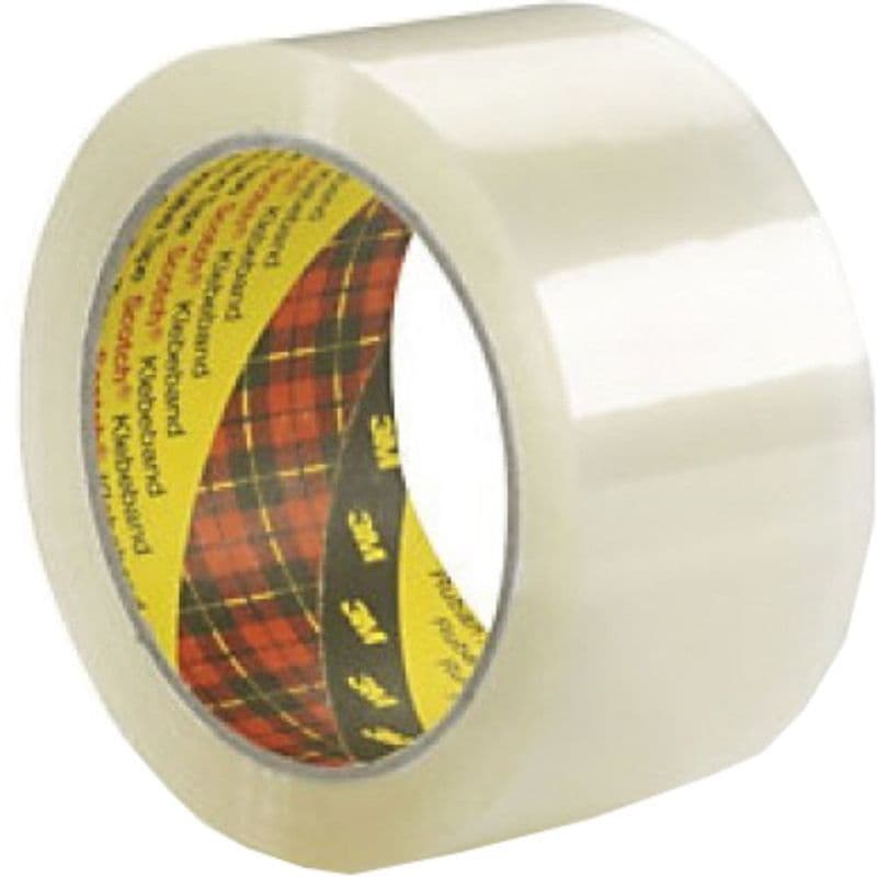 144 Clear Packaging Tape Rolls Scotch 3M Size 48mm x 66m Parcel Packing