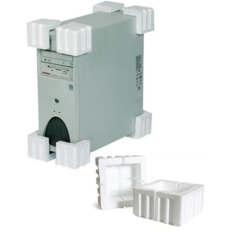 1680 x POLYSTYRENE FOAM CORNERS EDGE PROTECTORS EPS70 PACKING 24MM THICK