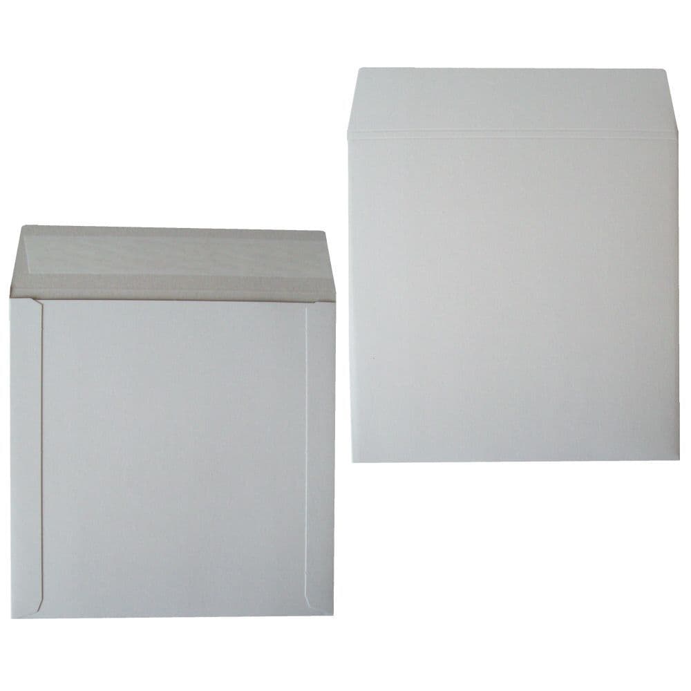 200 Strong Record Mailers Envelopes Size 7" LP Vinyl White Peel & Seal