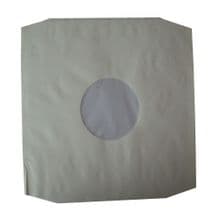 200 x Large Polylined White Paper 12" LP Record Vinyl Sleeves Inserts