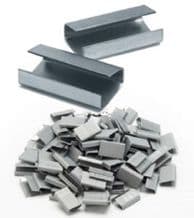 2000 x Metal Seals Sealing Clips For 12mm Pallet Strapping Banding 25mm Length