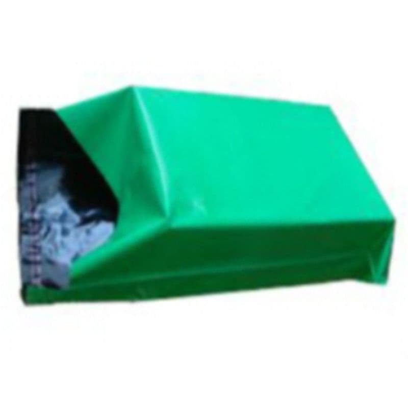 25 Green Plastic Mailing Bags Size 10x14