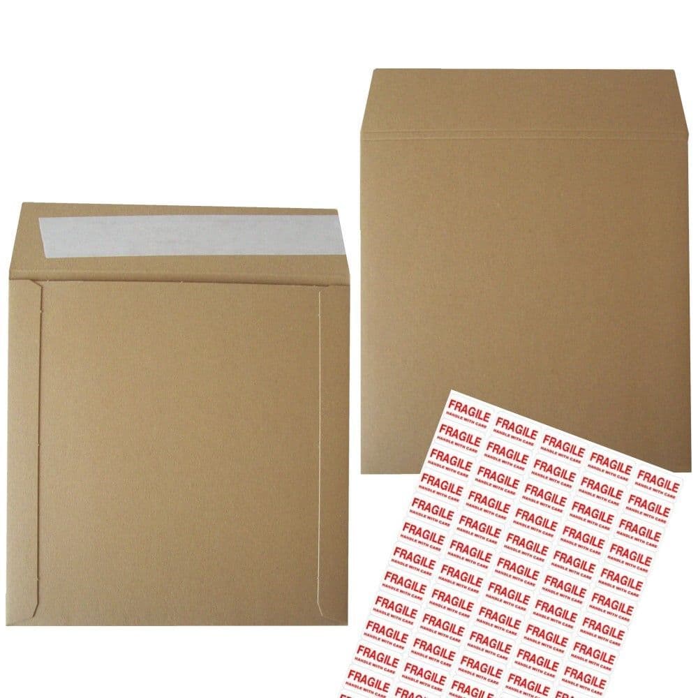 25 x Brown 7& x22; 45rpm Record Vinyl Self Seal Board Mailers Free ...