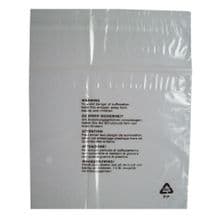 25 x Clear 12 x 15" Peel + Seal Cellophane Garment Bags Clothing Retail Display
