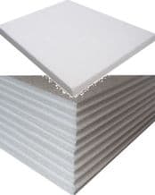 50 Polystyrene SDN Foam Sheets Size 600x400x10mm EPS 70 Packing Insulation Flooring