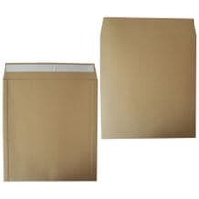 500 x Large Brown 12" Record Vinyl Mailers Self Seal 625 Micron Board Envelopes