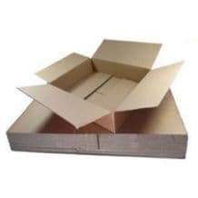 500 x 'Old Maximum Size' Royal Mail Small Parcel Brown Cardboard Boxes - 449 x 349 x 79mm